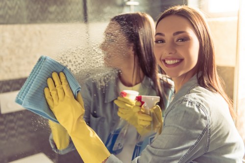 Professional home cleaning tasks in a Tufnellpark property